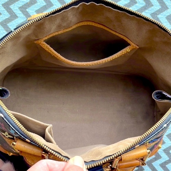 ‼️SOLD‼️Louis Vuitton multicolor Black multicolor Alma satchel bag - Picture 5 of 8